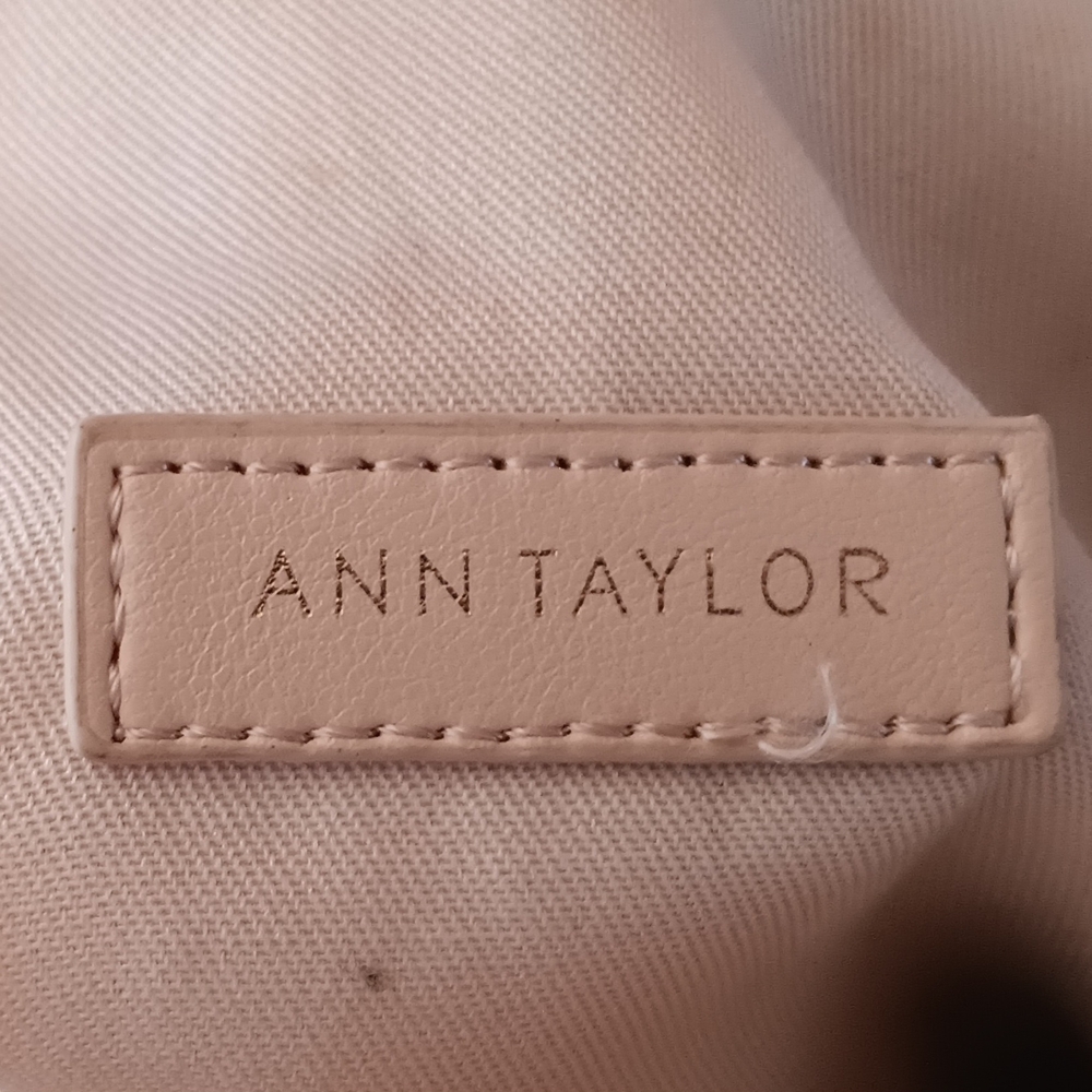 Ann Taylor Cream Hobo Bag with Gold Accent - Picture 2 of 6